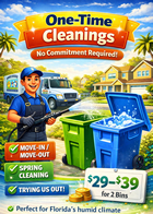 Commercial Dumpster Pad Cleaning