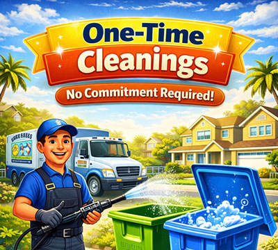 Monthly subscription bin cleaning